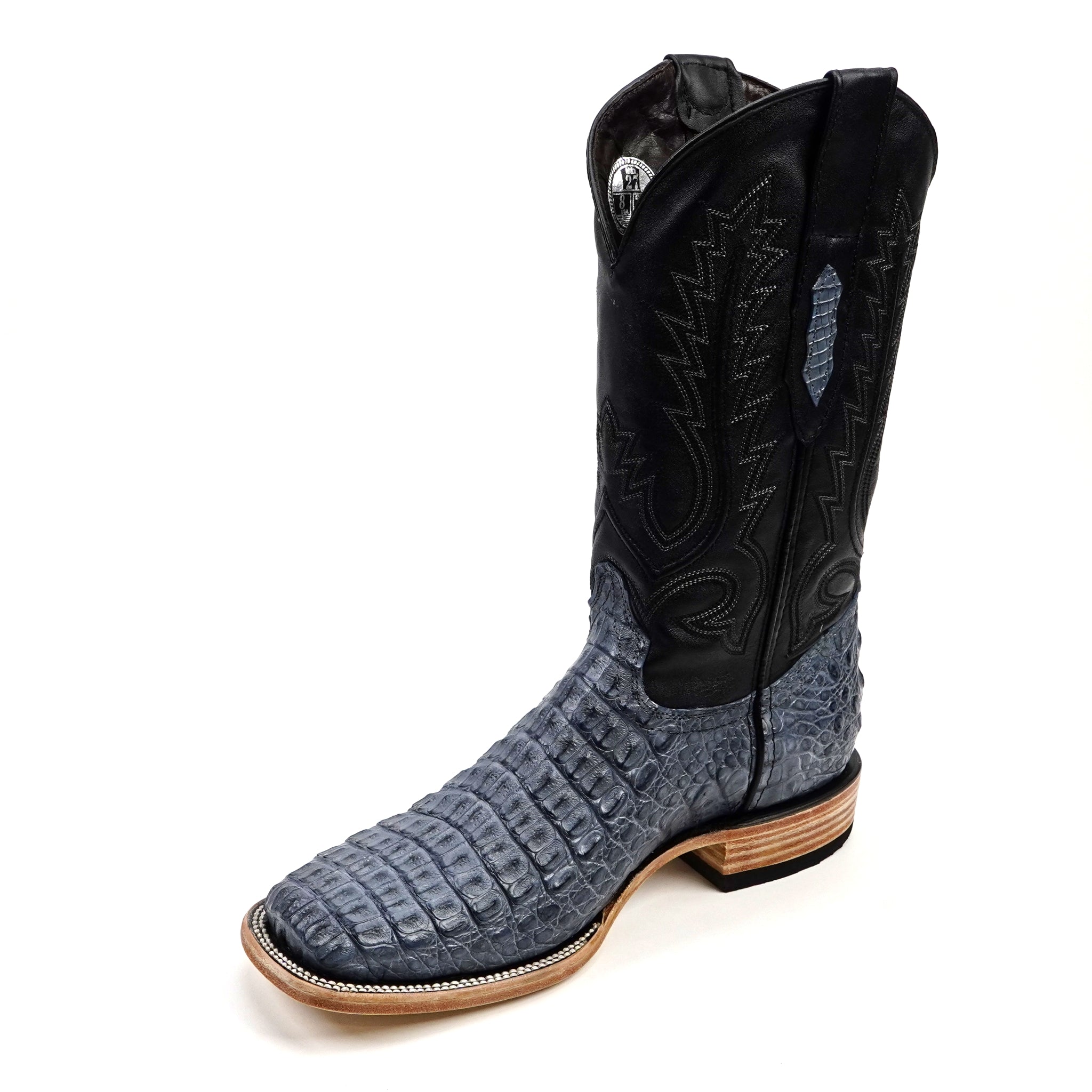 Rhodes HornBack y Belly - Azul Denim - Punta Cuadrada (LM10)
