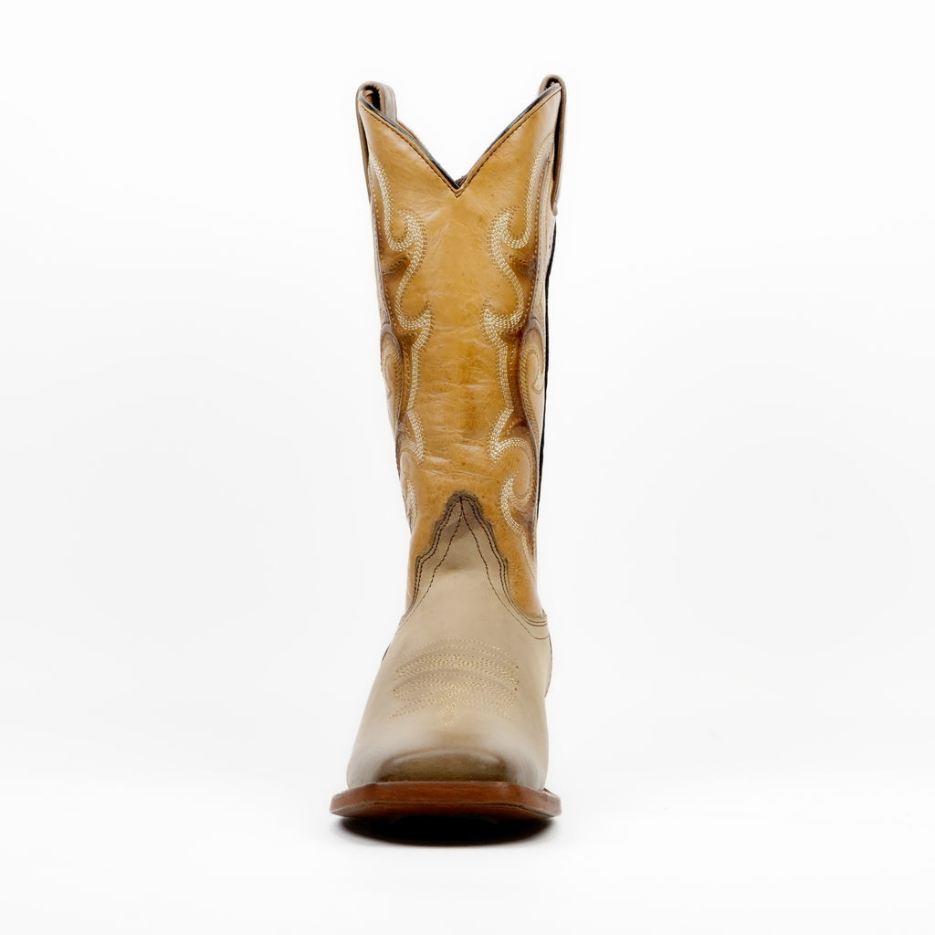 Fawn Cowboy Boots - Square Toe (E951)