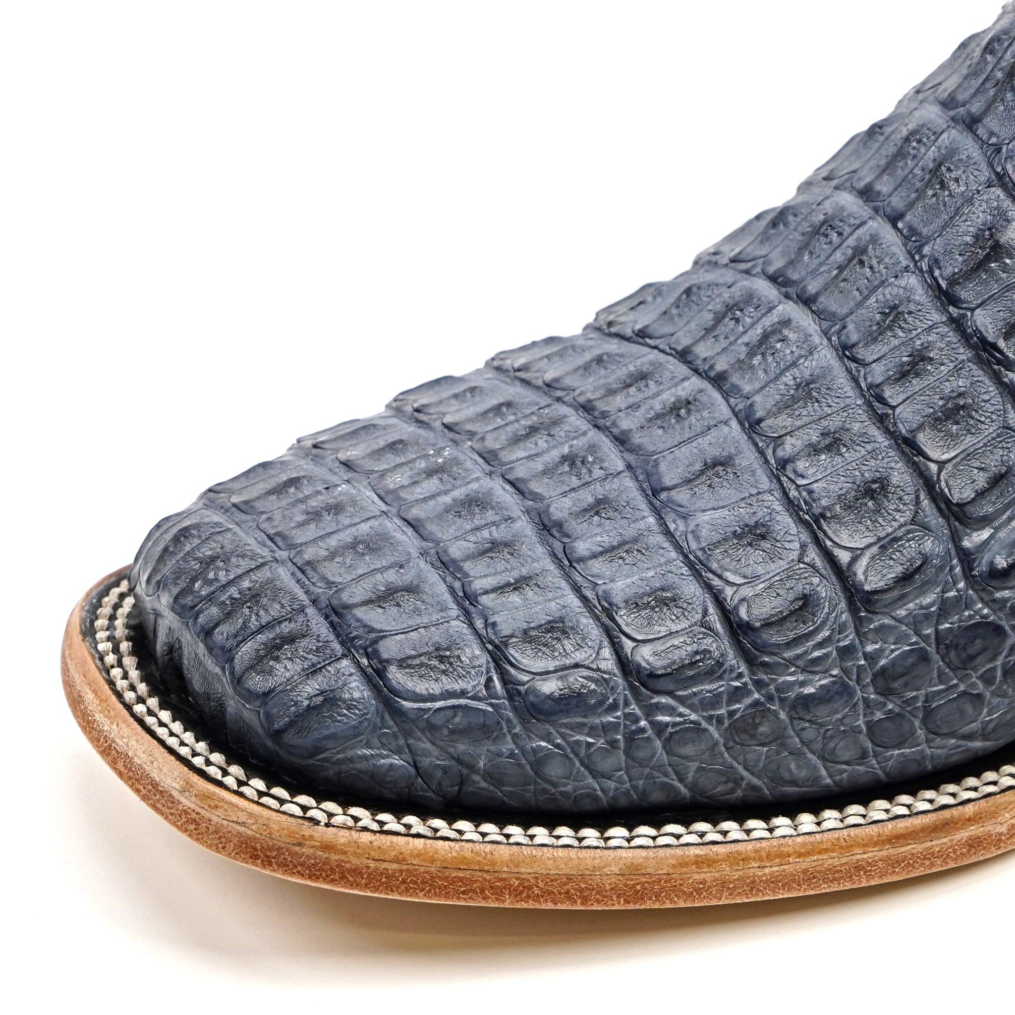 Rhodes HornBack y Belly - Azul Denim - Punta Cuadrada (LM10)