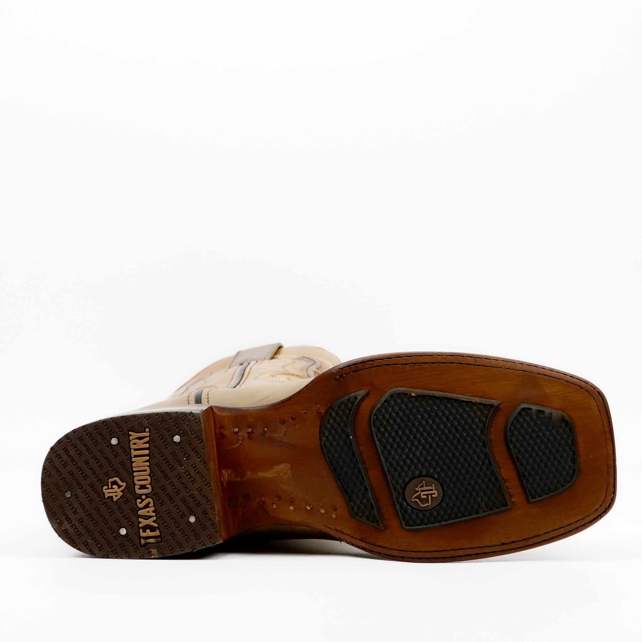 Fawn Cowboy Boots - Square Toe (E951)