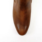 Rustic Honey Ankle Boots - Round Toe (E500)