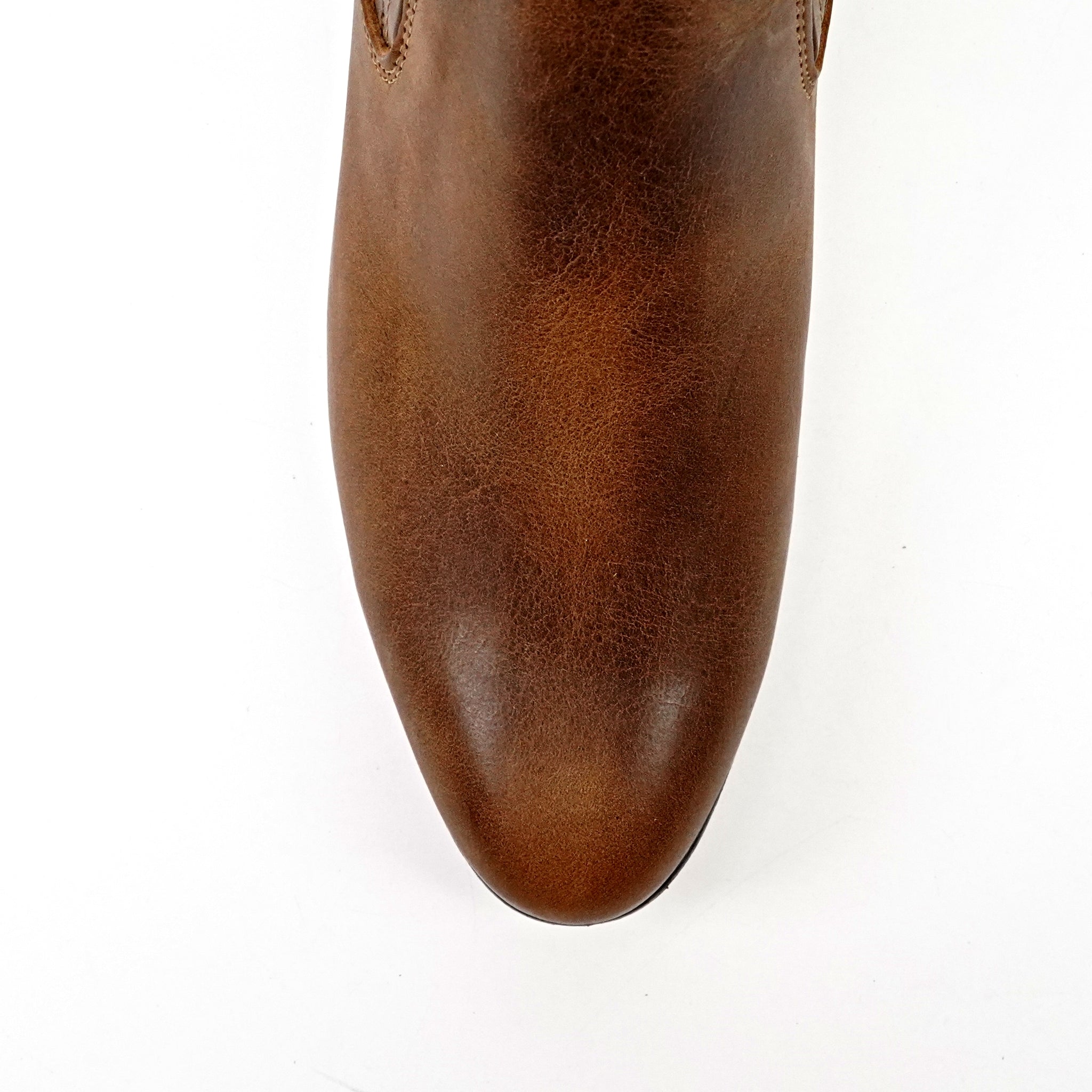 Rustic Honey Ankle Boots - Round Toe (E500)