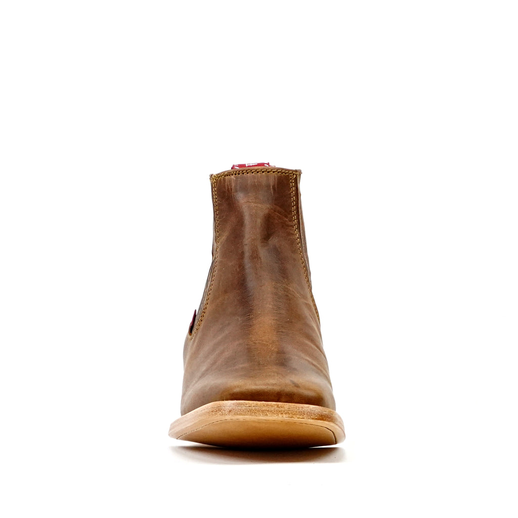 Rustic Honey Ankle Boots - Square Toe (E1200)
