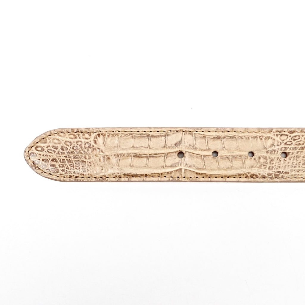 Exotic Full Quilt Caiman Belt - Orix (C-001)