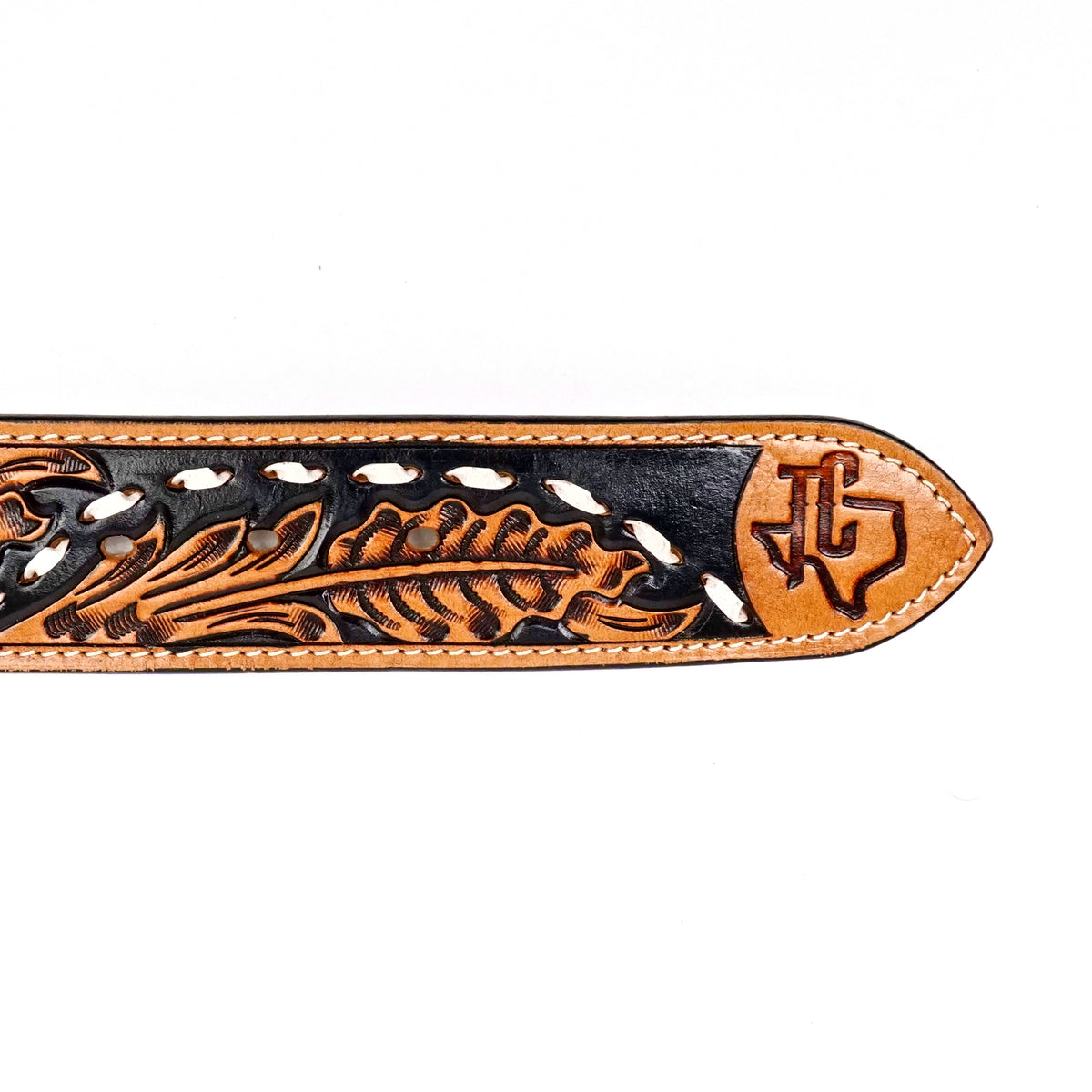 Hand-Tooled Leather Belt (MOD 2)
