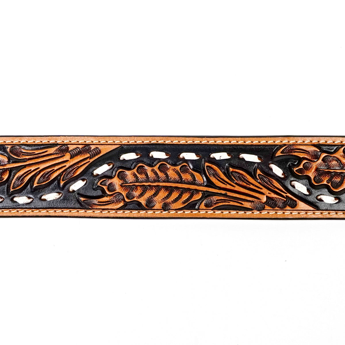 Hand-Tooled Leather Belt (MOD 2)