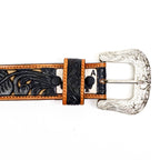 Hand-Tooled Leather Belt (MOD3)
