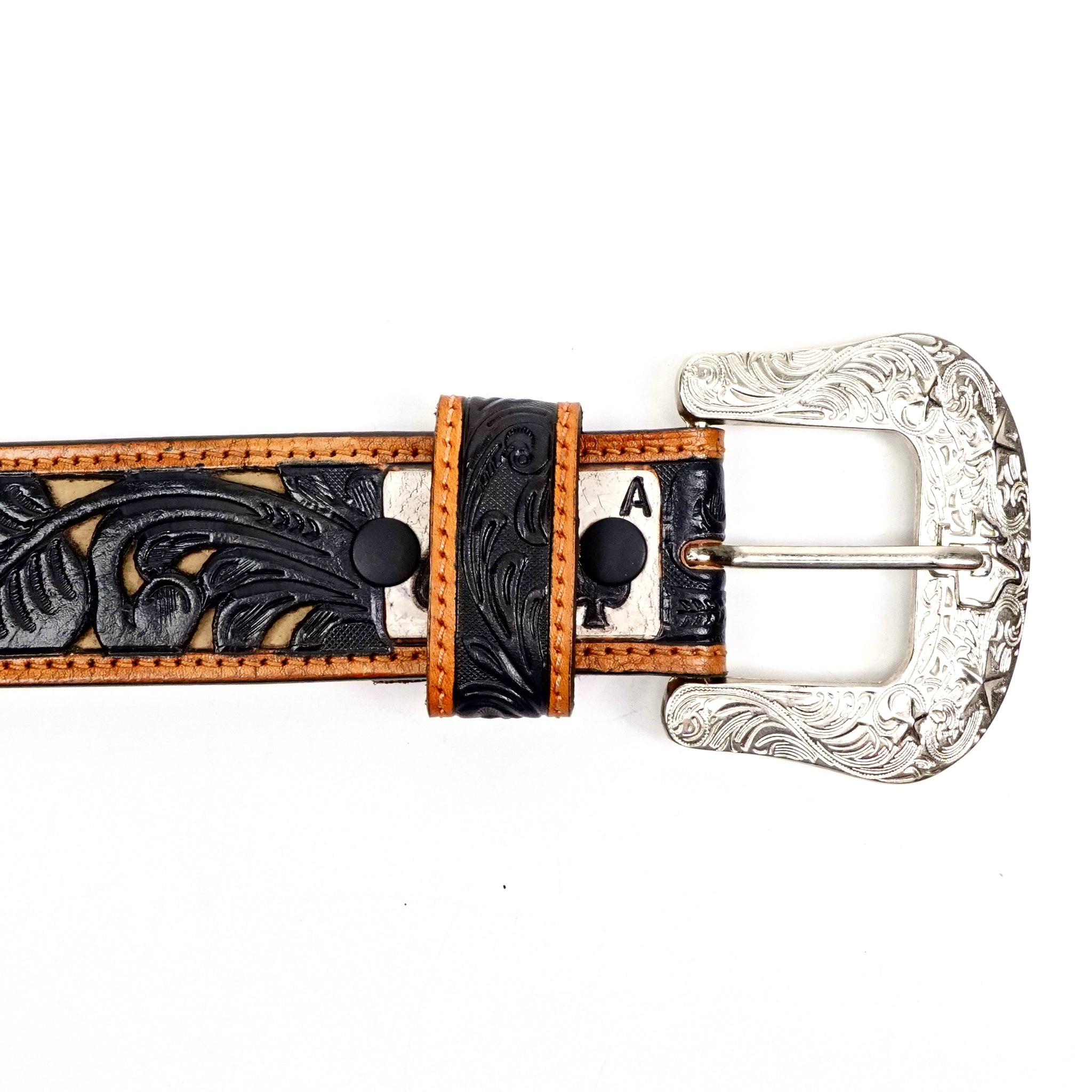 Hand-Tooled Leather Belt (MOD3)