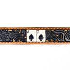 Hand-Tooled Leather Belt (MOD3)