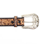 Hand-Tooled Leather Belt (MOD5)