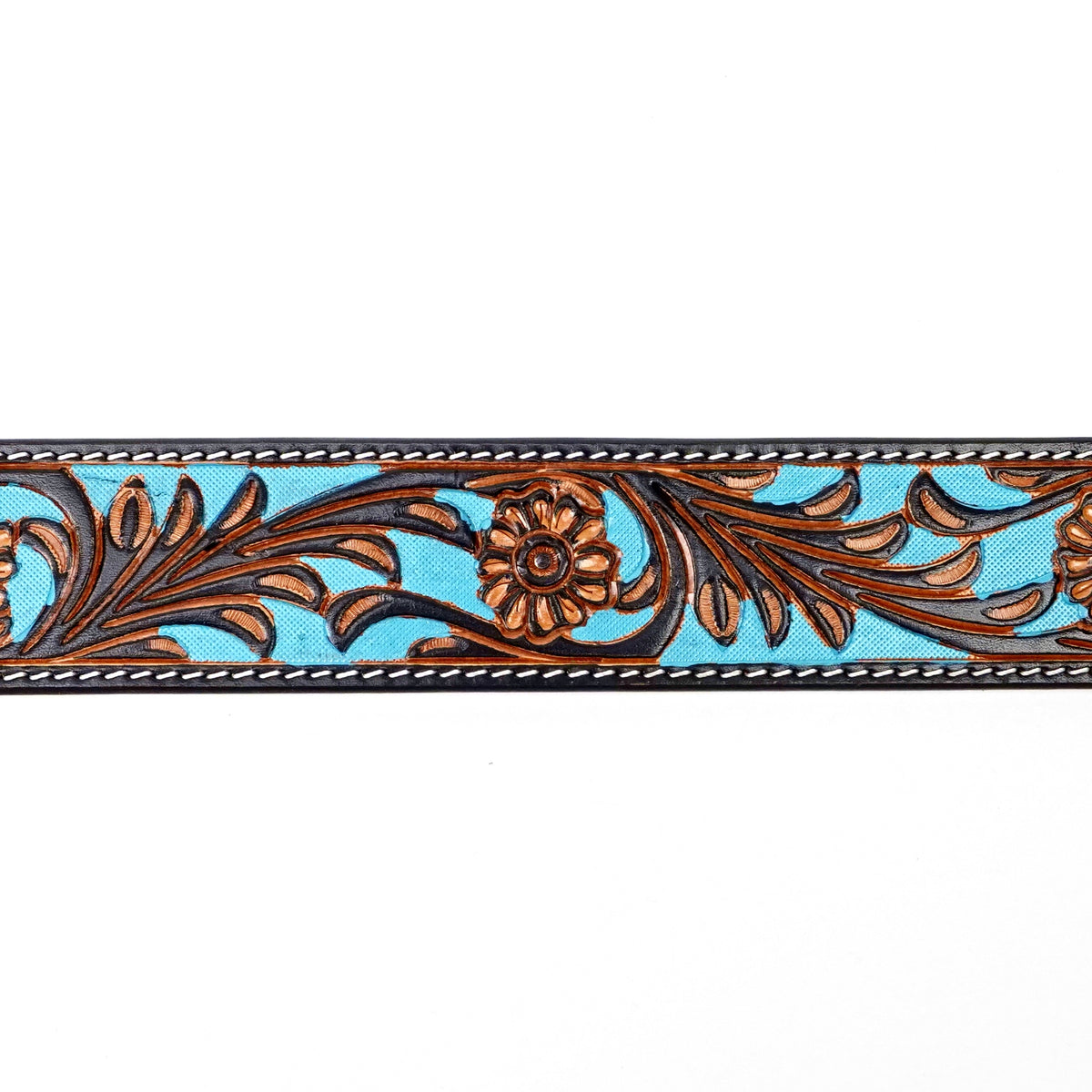 Hand-Tooled Leather Belt (MOD9)