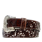 Hand-Tooled Leather Belt (MOD10)