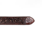 Hand-Tooled Leather Belt (MOD10)