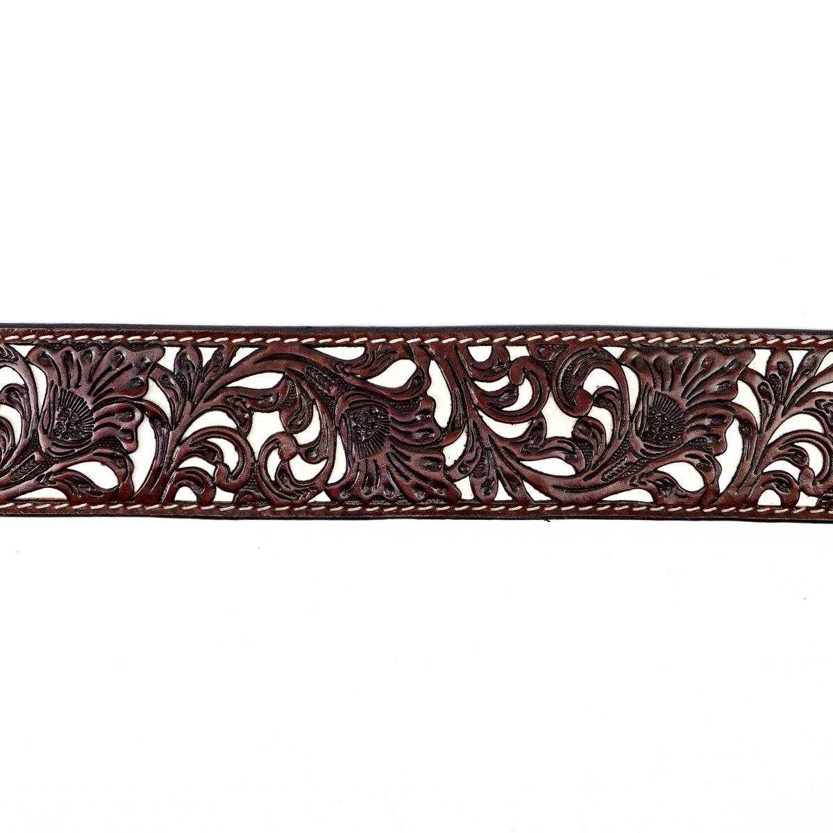 Hand-Tooled Leather Belt (MOD10)