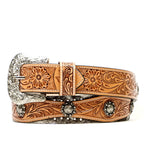 Hand-Tooled Leather Belt (MOD12)