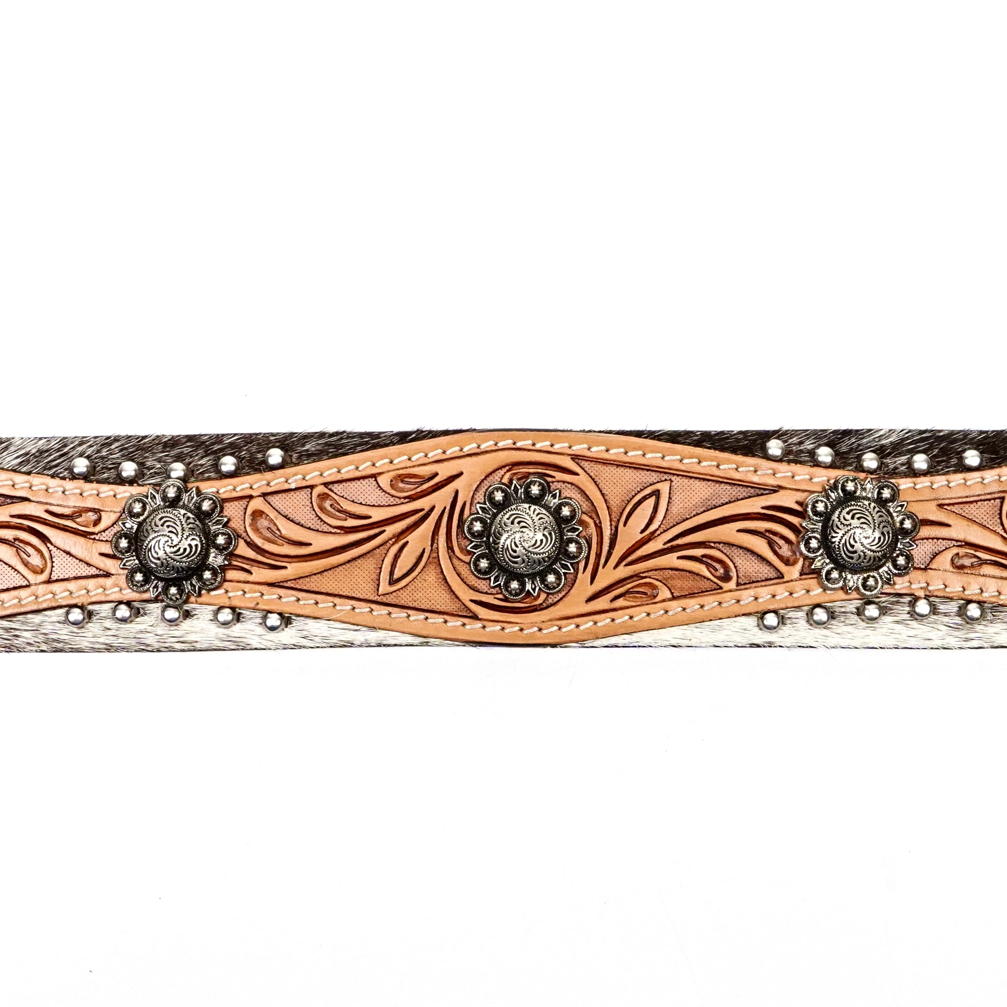 Hand-Tooled Leather Belt (MOD12)