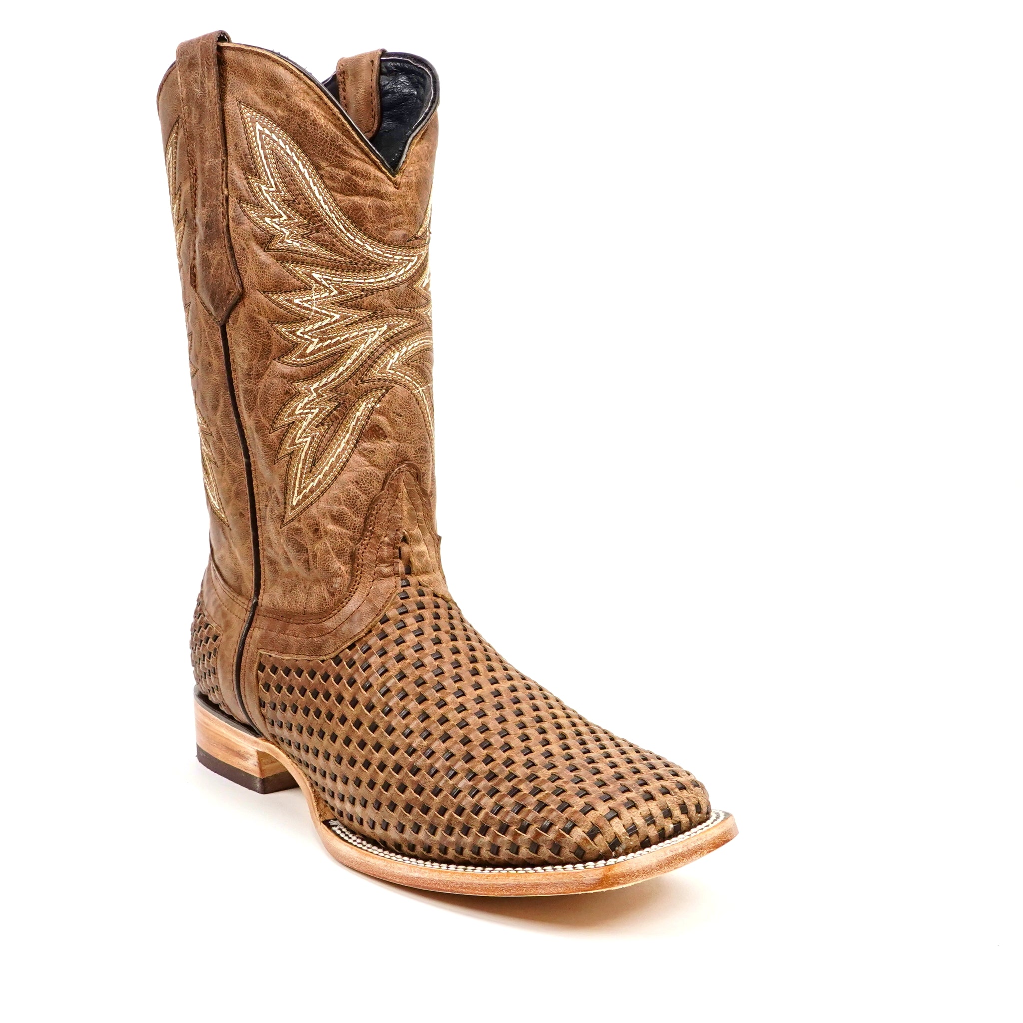 Sierra Orix Basketweave Boots - Square Toe (E634)