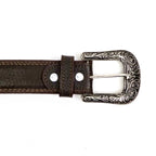 Cheyenne Choco Leather Belt