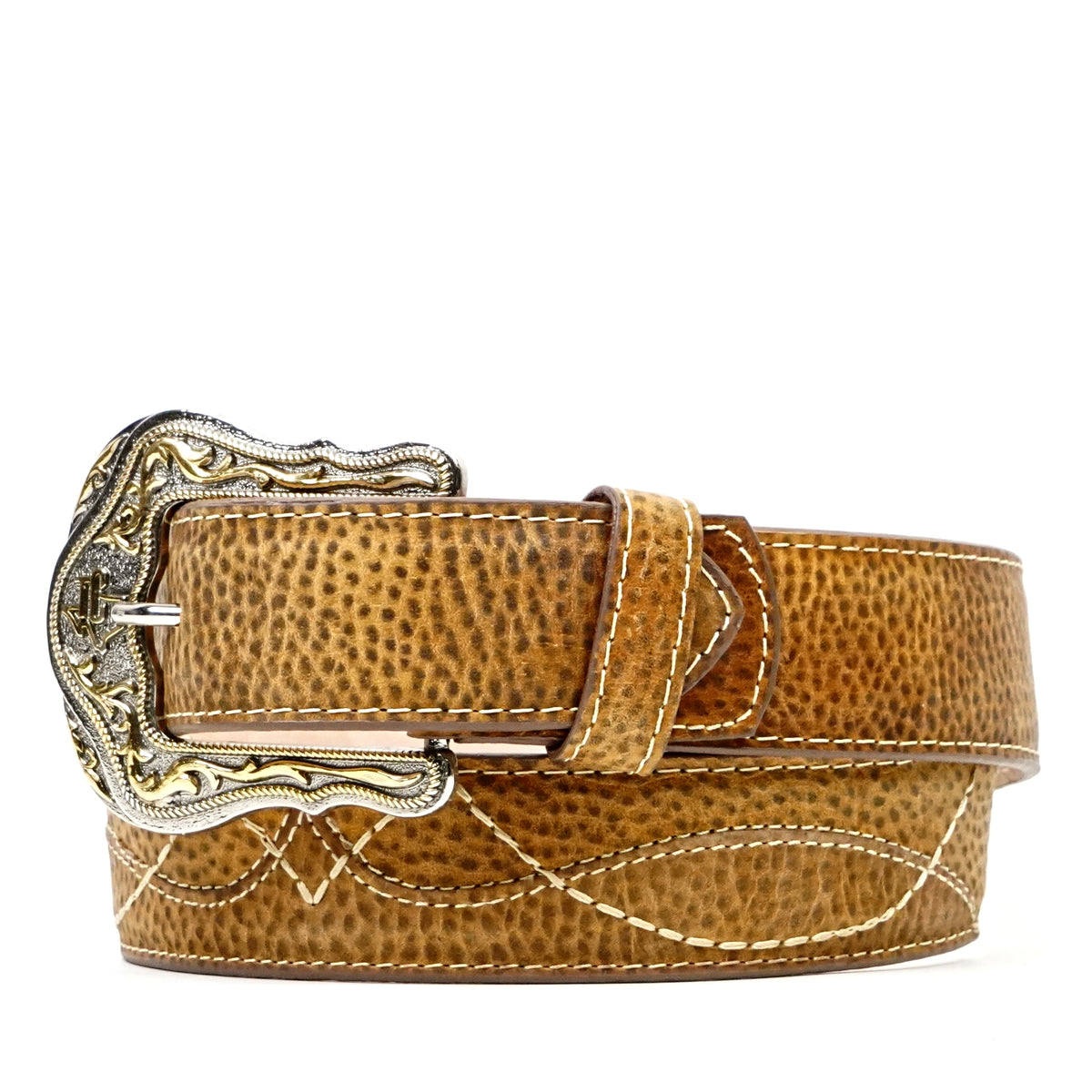 Cheyenne Honey Leather Belt (C-V4601)