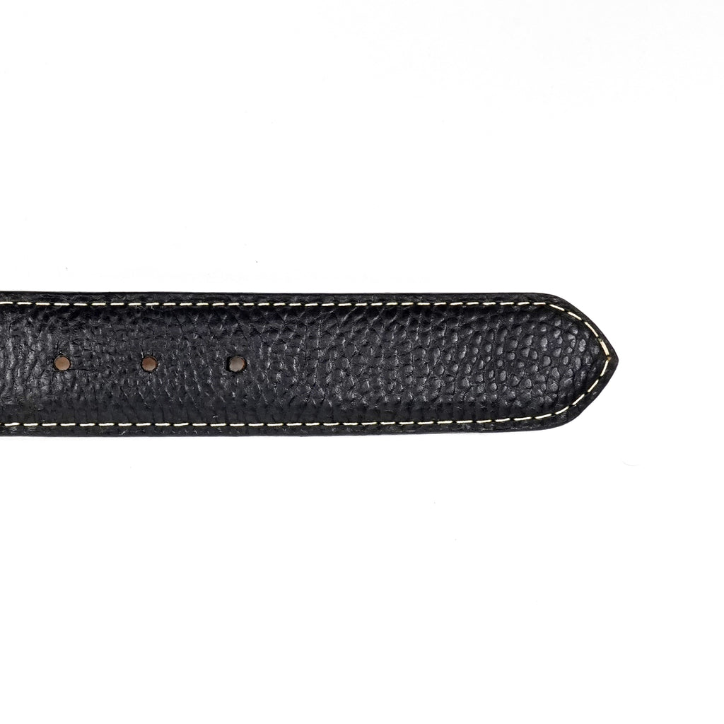 Cheyenne Black Leather Belt (C-V4301)