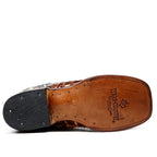 Shedron Pirarucu Fish Patchwork Boots (Youth) - Square Toe (R003)