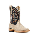 Kids Khaki Roughout Boots - Square Toe (E3002)