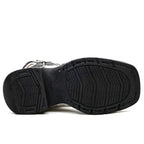 Kids Cowhair Boots- Double Density Sole - Square Toe