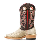 Kids Python Boots - Cappuccino - Square Toe