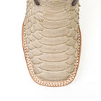 Kids Python Boots - Cappuccino - Square Toe