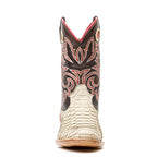 Kids Python Boots - Cappuccino - Roper Toe