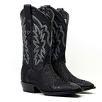 Tanner Python Boots - Black - Cutter Toe (PN26)