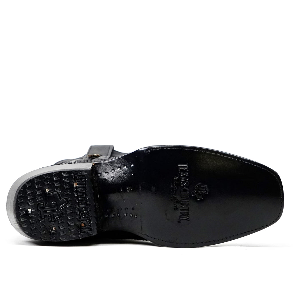 Tanner Python Boots - Black - Cutter Toe (PN26)