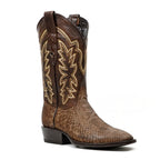 Tanner Python Boots - Tamarind - Cutter Toe (PN26)