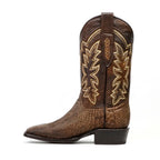 Tanner Python Boots - Tamarind - Cutter Toe (PN26)