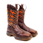 Texas Country - Orange & Brown Work Boots - Composite Toe (TC009)