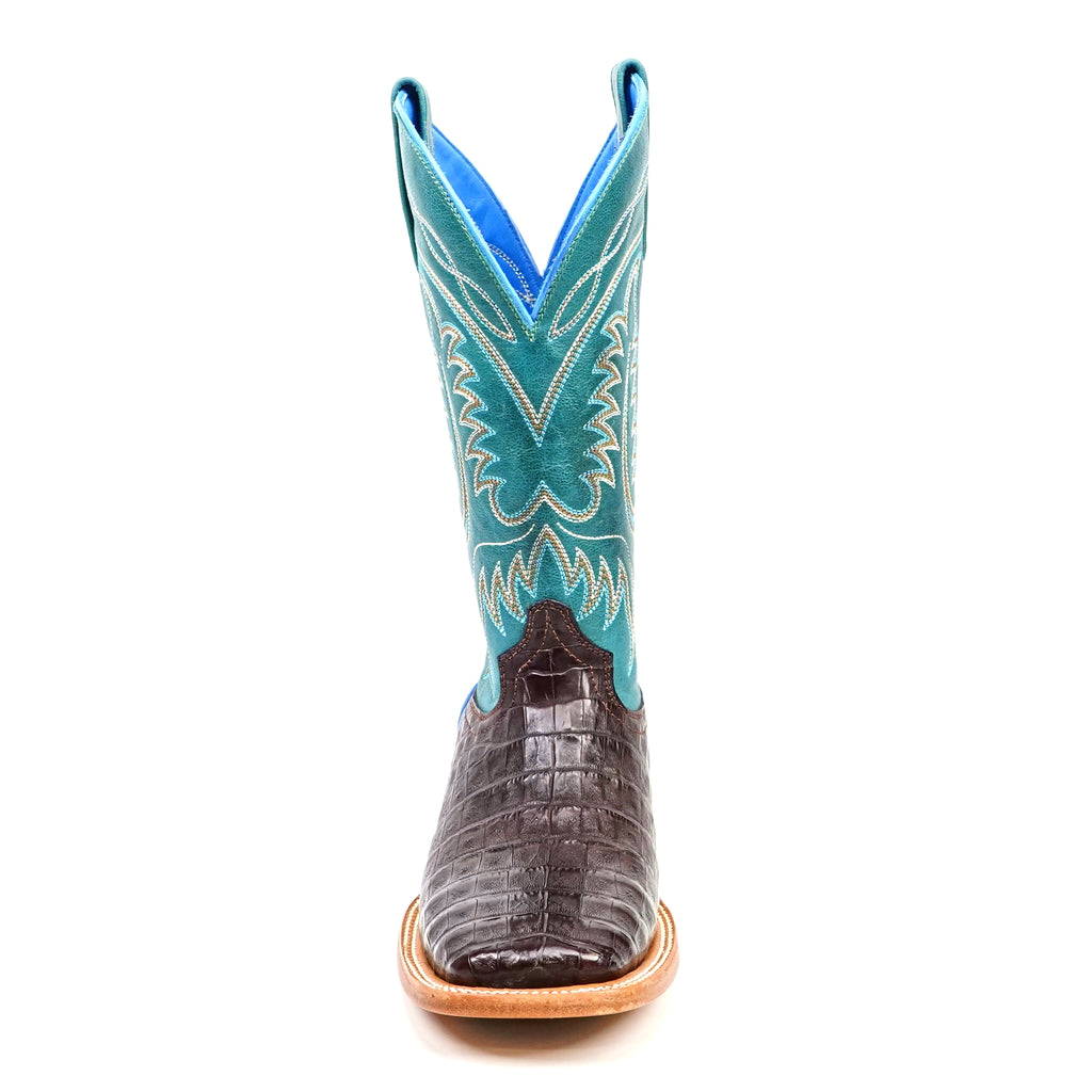 Botas Ranger Caiman Belly - Marrón - Punta Cuadrada