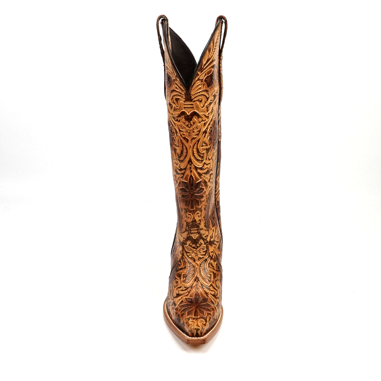 Chiseled Tan - Tall Shaft - Snip Toe (E866)