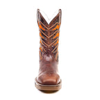 Texas Country - Orange & Brown Work Boots - Composite Toe (TC009)