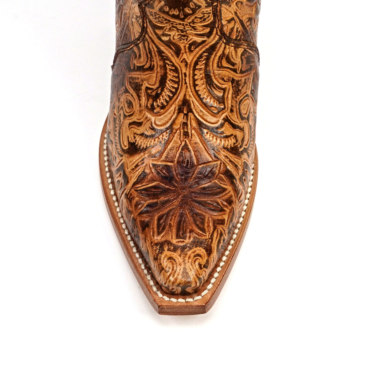 Chiseled Tan - Tall Shaft - Snip Toe (E866)