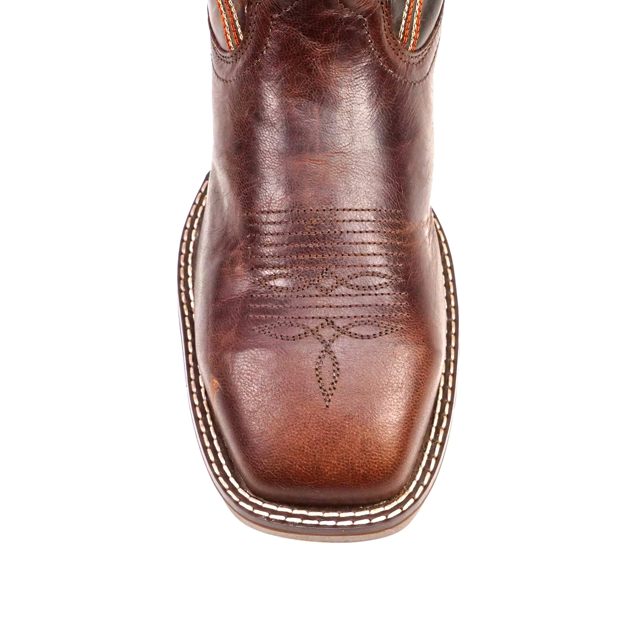 Texas Country - Orange & Brown Work Boots - Composite Toe (TC009