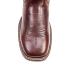 Texas Country - Orange & Brown Work Boots - Soft Toe (TC009)