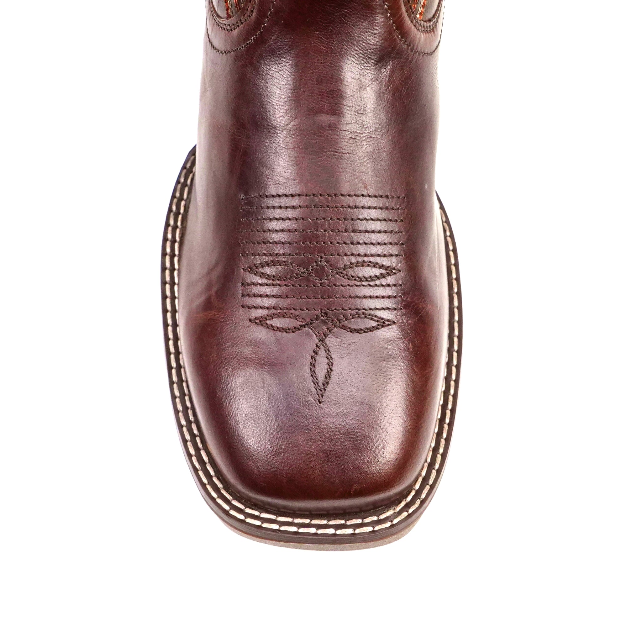 Texas Country - Orange & Brown Work Boots - Soft Toe (TC009)