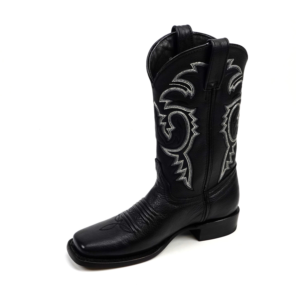 Grisly Black - Short Shaft - Square Toe (E833)
