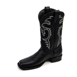 Grisly Black - Short Shaft - Square Toe (E833)