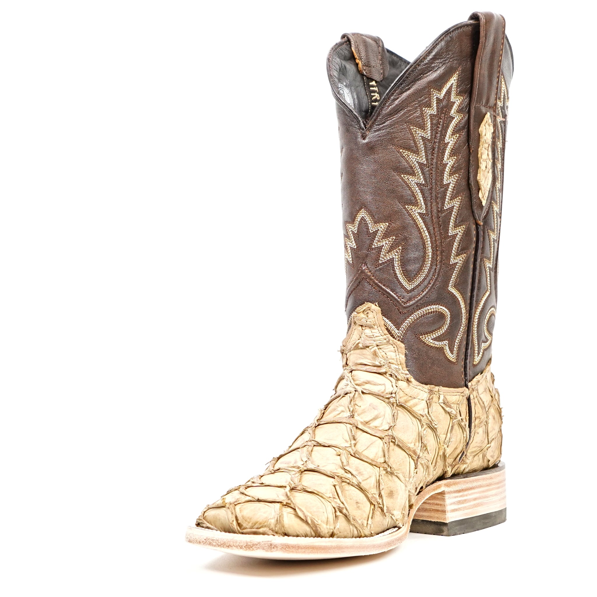 Botas Connor Pirarucu Fish - Mate Orix - Punta Cuadrada (PZ60)