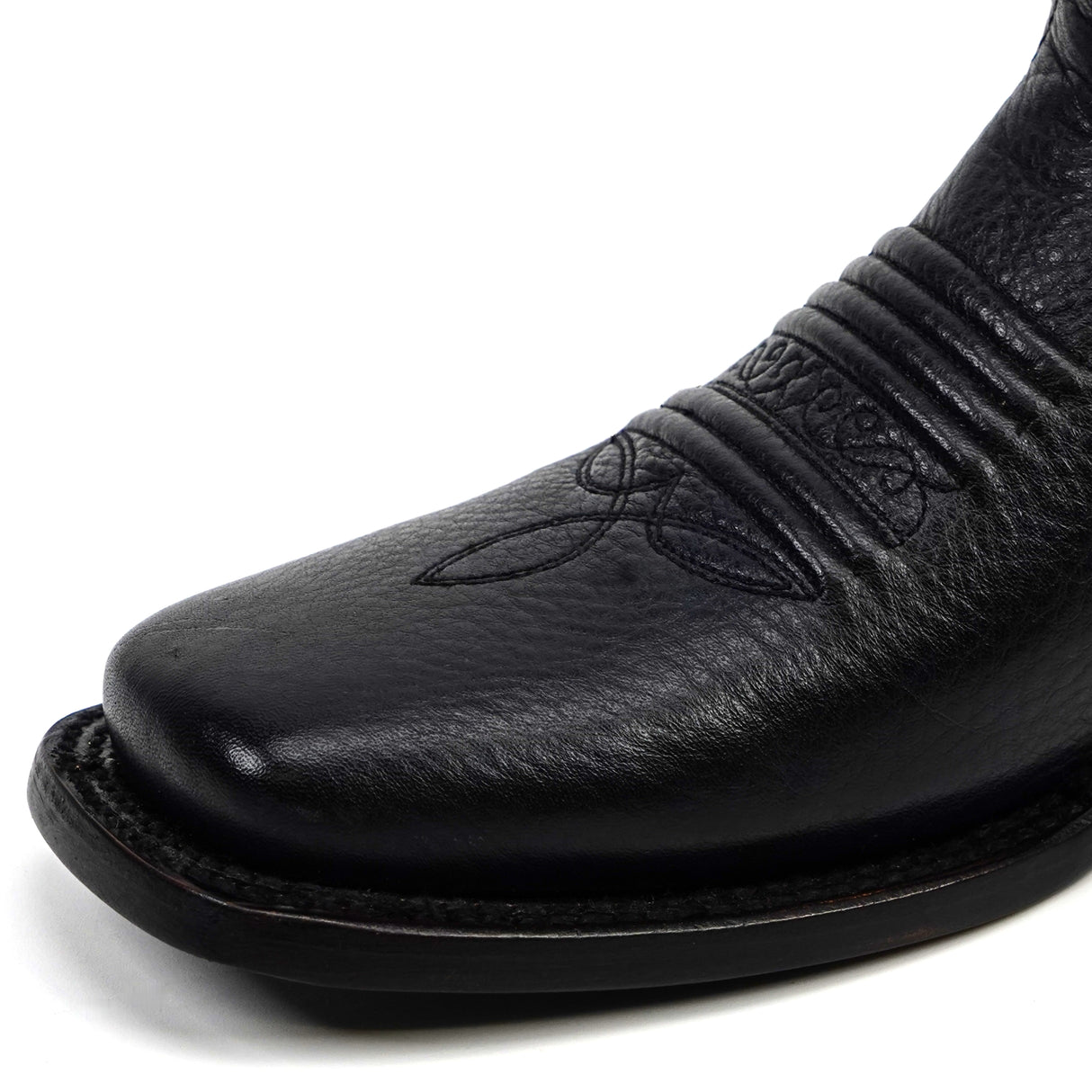 Grisly Black - Short Shaft - Square Toe (E833)