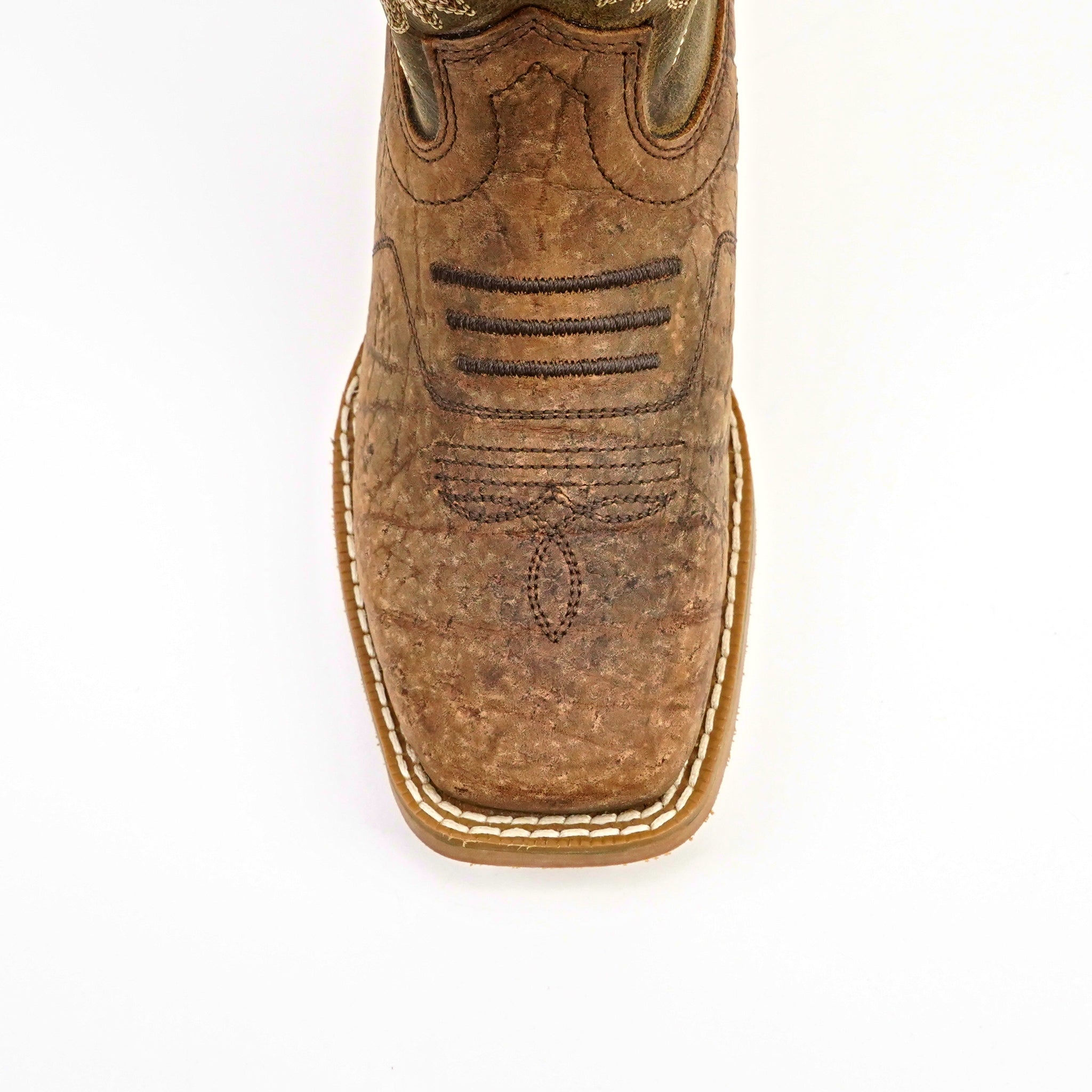 Kids Cowboy Boots - Brown - Square Toe (TCK004)