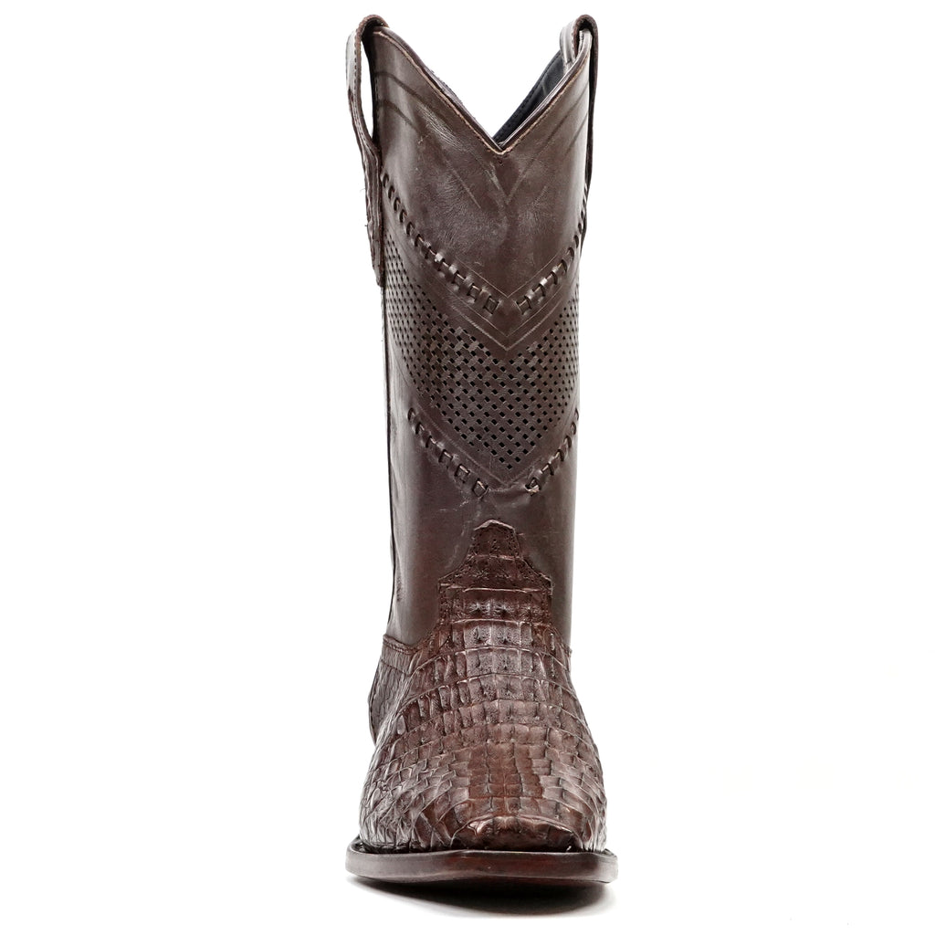 Ranger Caiman Hornback Boots - Tobacco - Cutter Toe