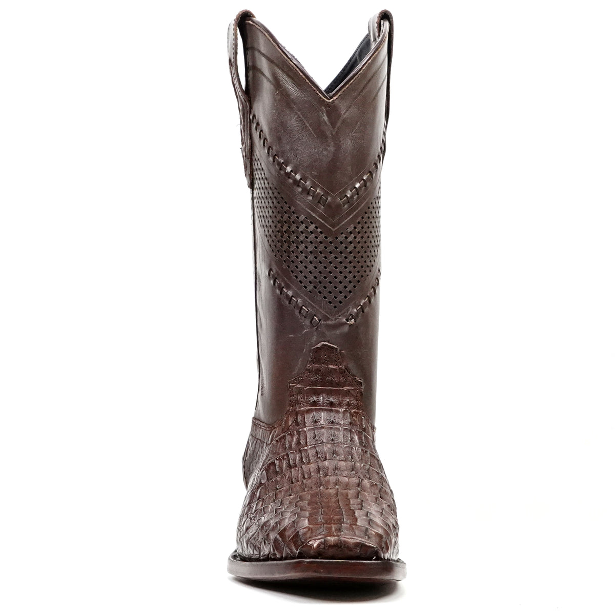 Ranger Caiman Hornback Boots - Tobacco - Cutter Toe