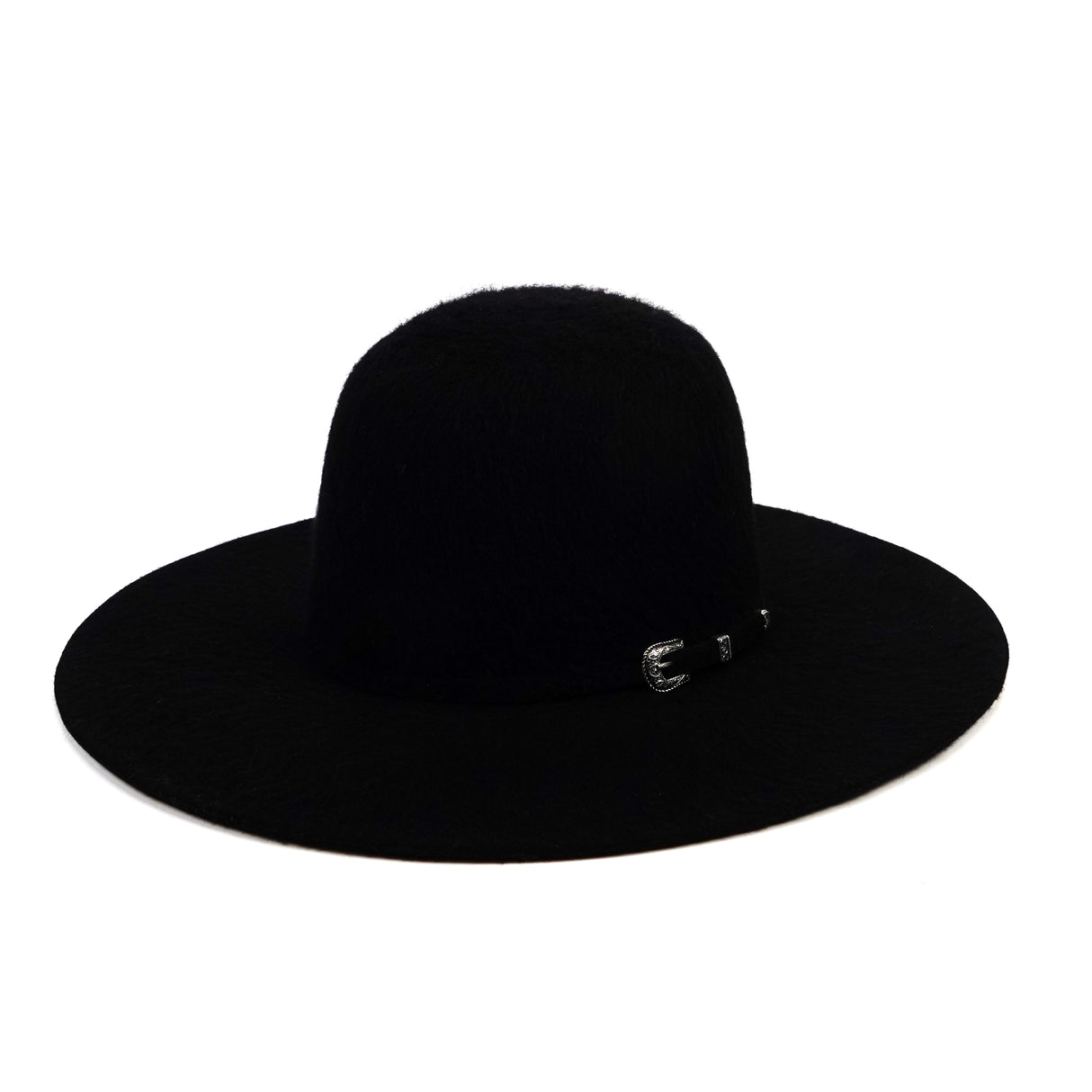 TC Hats - 6X Open Crown Grizzly - Black